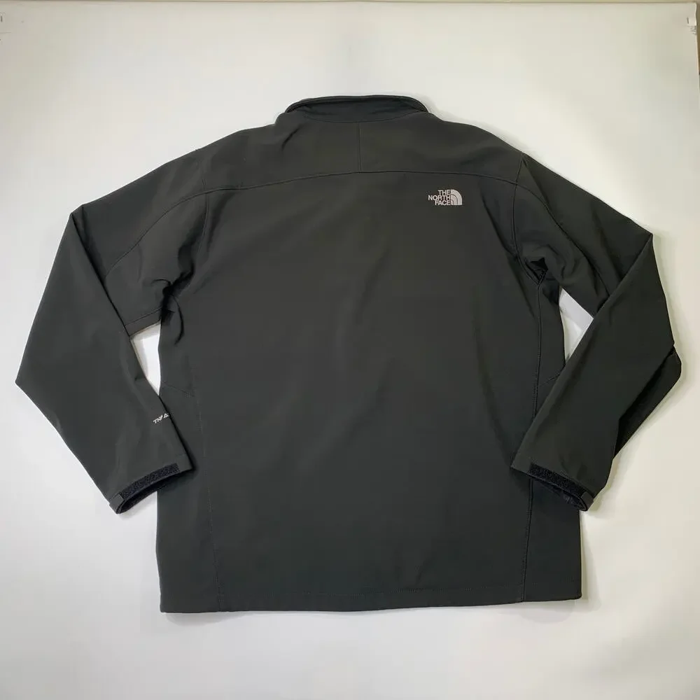 The North Face Jacket Mens 2XL Black Apex Bionic Softshell Fleece Lined Full Zip